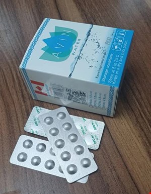 قرص کلرسنج AVIN WATER کانادا بسته 500 عددی.