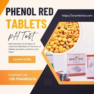 قرص فنل رد pH بسته یکصد عددی برند کیمیا تست